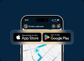 Tracklio's live zone alerts app, available on the App Store and Google Play